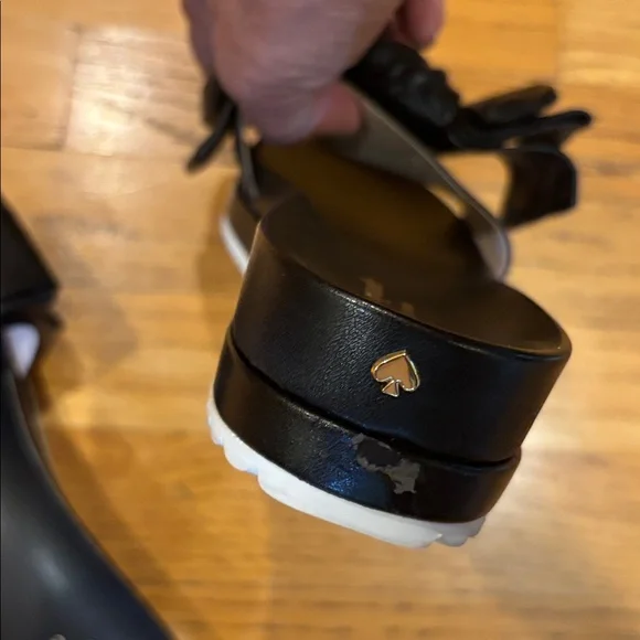 Kate Spade Black Bow Flats - Picture 7 of 9
